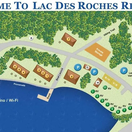 Lac Des Roches Resort Bridge Lake Exterior photo